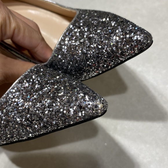 Jimmy Choo Romy Glitter Pumps silver size 9 with box no damage ⭐️⭐️⭐️⭐️ - Picture 12 of 17